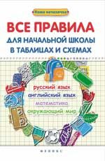 Все правила для начальной школы в таблицах и схемах: русский язык, английский язык, математика, окружающий мир. - Изд. 3-е
